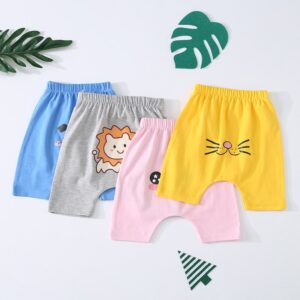 Kids Baby Boys Girls Summer Cute Cartoon Print Shorts
