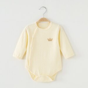 Kids Baby Boys Girls Casual Cute Solid Color Long Sleeve Romper