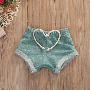Baby Basic Solid Color Elastic PP Shorts