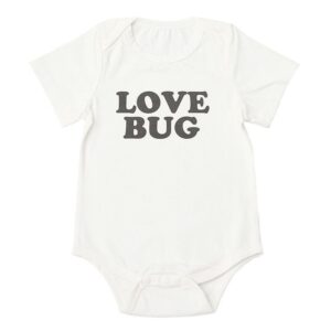Baby Toddler Girl Boy Letter Print Bodysuit