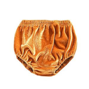 Kids Velet Solid Color Casual Shorts