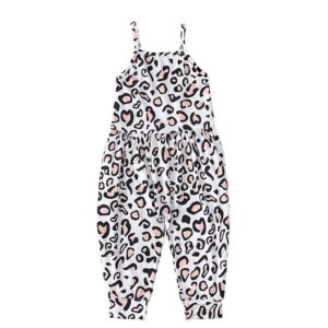 Children Kids Toddler Girls Suspenders Jumpsuit