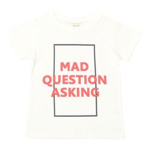 Fashion Kids Letter Print Round Neck Short Sleeve T-Shirt