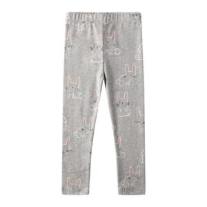 Toddler Kid Girl Rabbit Print Legging Pant