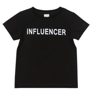 Kid Boy Girl Simple Letter Print Fashion T-Shirt