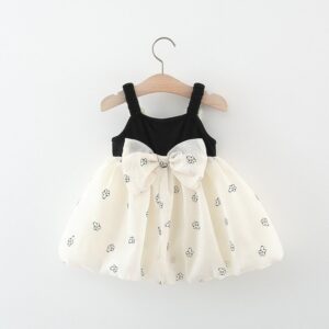 Kids Baby Girls Cute Bow Cami Party Tutu Princess Dress