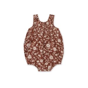 Kids Baby Girls Summer Cute Cotton Leaves Printed Sleeveless Bodysuit