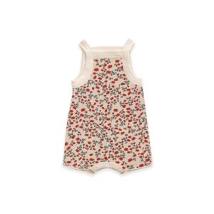 Baby Tiny Flower Sling Summer Breathable Jumpsuit