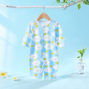 Toddlers Newborn Baby Fashion Girls Boys Casual Long Sleeve Cartoon Print Romper