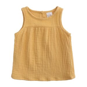 Toddlers Newborn Baby Fashion Girls Casual Basic Sleeveless Solid Color Top Vest