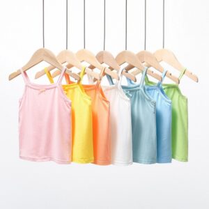 Children Kids Baby Fashion Girls Candy Color Camisole Vest