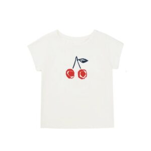 Children Kids Baby Fashion Girls Short Sleeve Cartoon Print T-Shirt