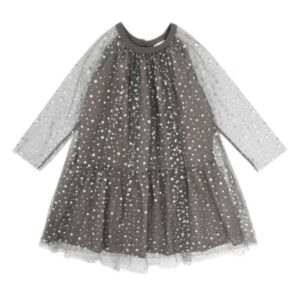Children Kids Baby Fashion Girls Summer Sequin Mesh Princess Dress