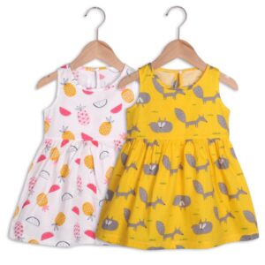 Children Kids Baby Fashion Girls Sleeveless Print Casual Dress