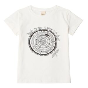 Kids Fashion Tree Stump Pattern T-Shirt