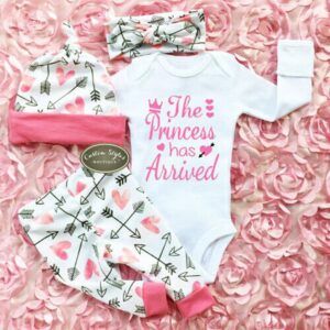 Toddlers Newborn Baby Girls Letters Long Sleeve Bodysuit And Pants Heaband Hat 4pcs Set