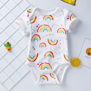 Toddlers Newborn Baby Girls Long Sleeved Cartoon Bodysuit