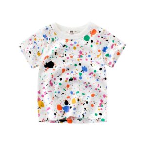 Creative Kids Colorful Round Neck T-Shirt
