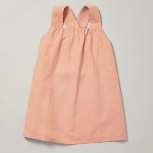 Kids Simple Solid Color Sleeveless Casual Dress