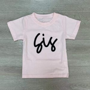 Kids Casual Letter Pattern Rond Neck Short Sleeve T-Shirt
