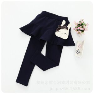 Cute Girls Bunny Lace Princess Culottes