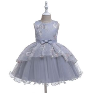 New Arrival Girl Flower Patchwork Sleeveless Princess Dress