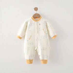 Kids Baby Unisex Fashion Casual Cute Cartoon Pattern Long Sleeve Romper