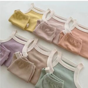 Kids Cute Camisole Shorts Set