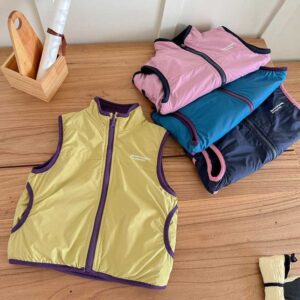 Kids Autumn And Winter Fashion Sleeveless Fleece Vest