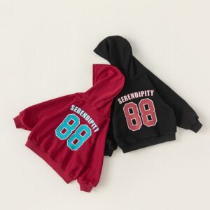 Children's Fashion Casual Printed Long-Sleeve Hoodies