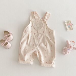 Girls Fashion Casual Floral Printed Jumpsuits