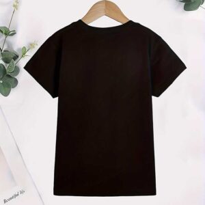 Kids Toddler Girls Casual Alphabet Print Short Sleeve T-Shirt