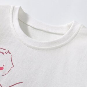 Summer Kids Toddler Girls Cotton Ruffled Cap Sleeve T-Shirt