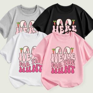 Kids Toddler Boys Girls Alphabet Print Short Sleeve T-Shirt