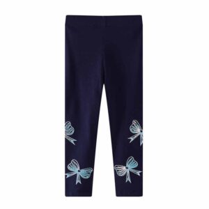 Kids Toddler Girls Casual Sequins Bow Leggings Pants