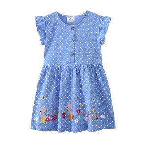 Kids Toddler Girls Casual Cute Short Sleeve Dress