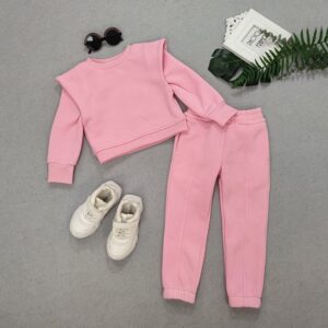 Children Kids Toddlers Girls Long-Sleeved Top And Pants 2pcs Set