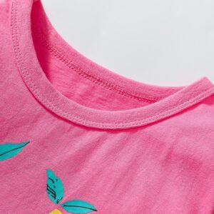Kids Toddler Girls Casual Cute Short Sleeve T-Shirt