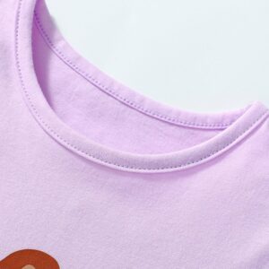 Kids Toddler Girls Casual Cute Cake Print Short Sleeve Round Neck T-Shirt