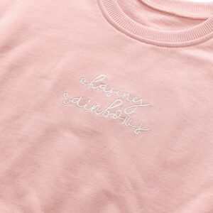 Kids Toddler Big Girls Autumn Winter Fashion Casual Simple Solid Color Letter Sweater Flare Trousers Set