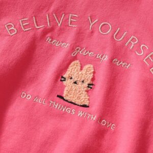 Kids Toddler Girls Spring Autumn Casual Cute Alphabet Embroidery Long Sleeve Sweatshirts Pants Sets