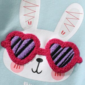 Kids Toddler Girls Spring Autumn Casual Cute Cartoon Fleece Long Sleeve Sweatshirts Pants Sets