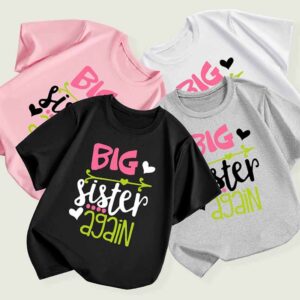 Kids Toddler Boys Girls Fashion Casual Alphabet Print Short Sleeve Round Neck T-Shirt