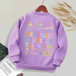 Kids Toddler Boys Girls Winter Casual Cute Cartoon Alphabet Print Fleece Long Sleeve Sweatshirts