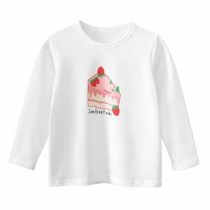 Kids Toddler Big Girls Casual Cute Cartoon Alphabet Print Long Sleeve T-Shirt