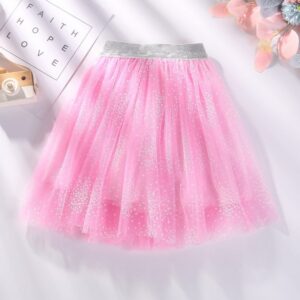 Kids Toddler Girls Casual Cute Sequins Mesh Skirt