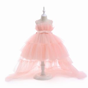Kids Toddler Girls Mesh Sleeveless Party Tutu Princess Dress