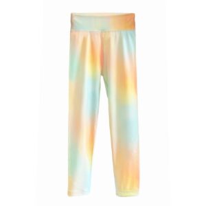 Kids Toddler Big Girls Casual Yoga Sports Multicolor Tie-Dye Leggings Pants