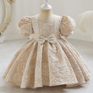 Kids Toddler Girls Casual Cute Party Bow Flower Tutu Princess Dress