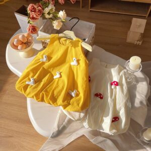 Kids Toddler Girls Casual Cute Cartoon Sleeveless Dress